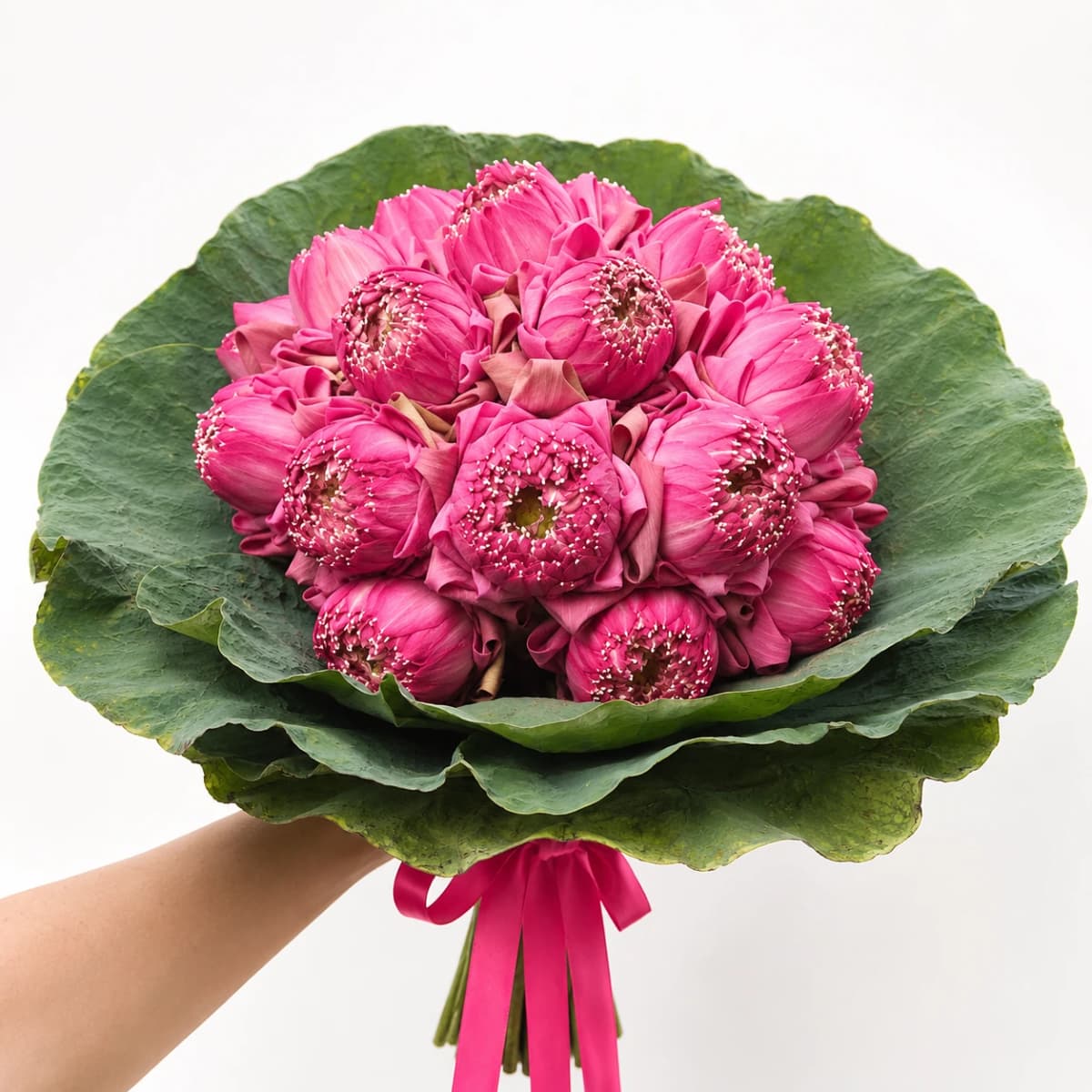 Elegant Pink Lotus Bouquet