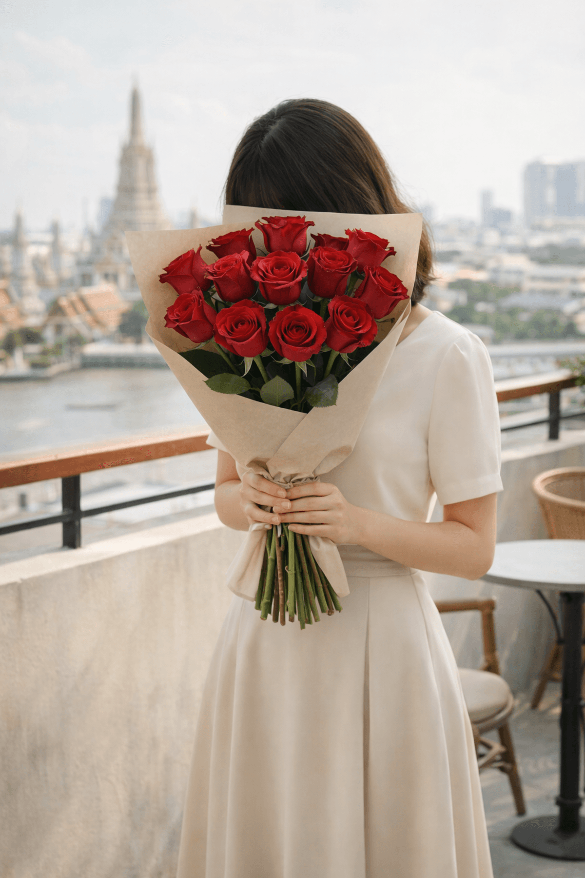 A romantic mono bouquet fresh red roses, symbolizing love and passion.
Elegantly arranged by a professional florist and wrapped in premium paper.
Perfect for a sweet gesture, birthdays, or a simple romantic surprise.