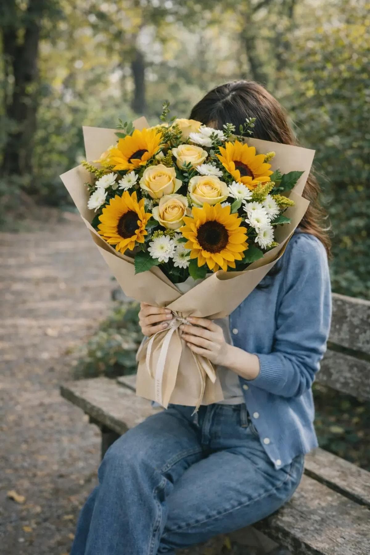 A bright and cheerful mixed bouquet full of sunshine and positive energy. This bouquet brings joy, warmth, and smiles from the first look.