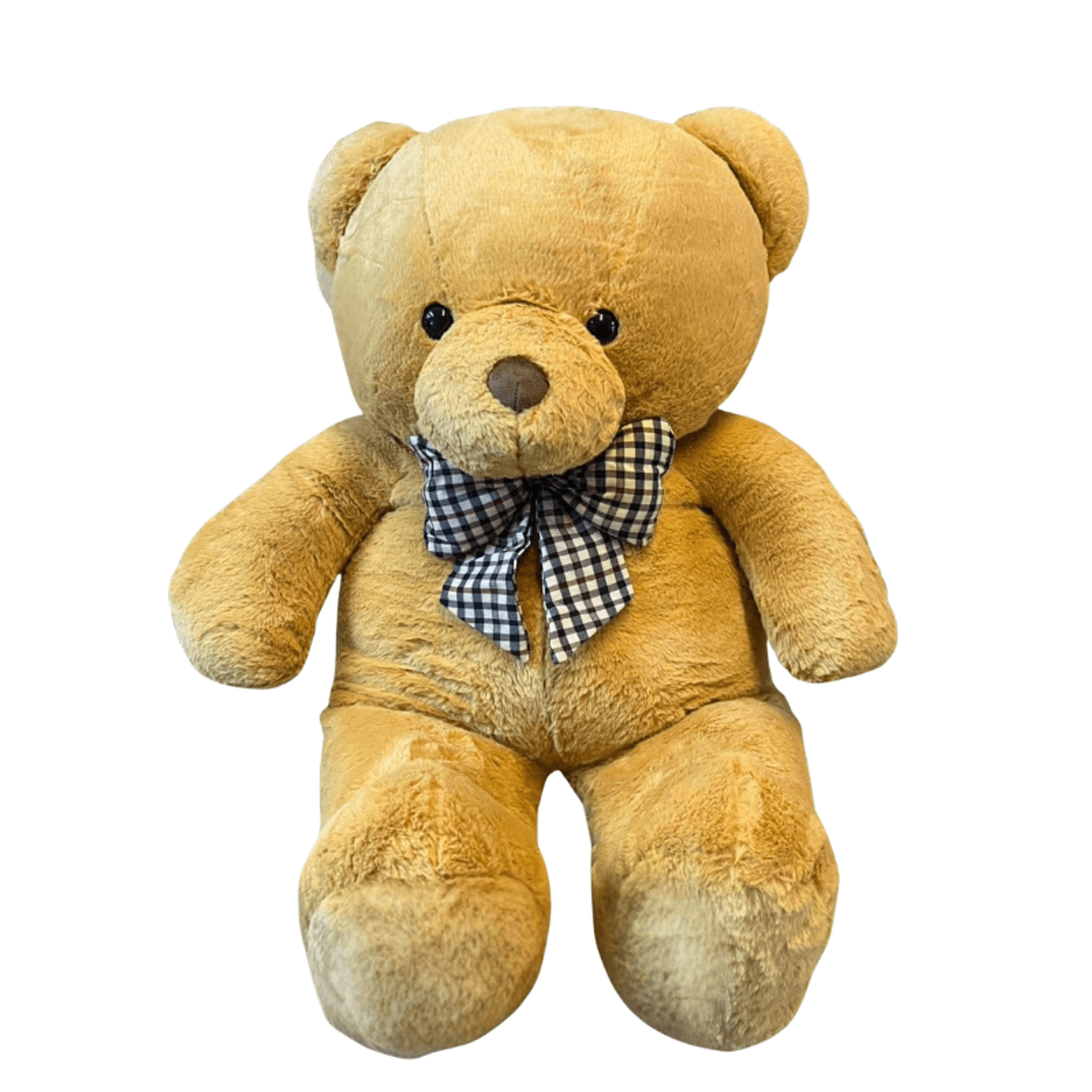 Make any surprise feel warmer with this large brown teddy bear, designed as a soft and memorable gift for birthdays, anniversaries, romantic occasions, or sweet everyday surprises. Its plush texture, classic ribbon detail, and oversized look make it a perfect add-on for flower delivery or a thoughtful gift on its own in Chiang Mai.