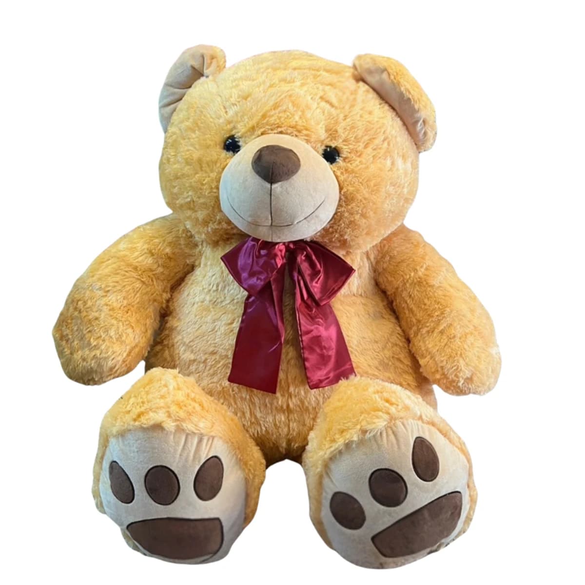 Make any surprise feel warmer with this large brown teddy bear, designed as a soft and memorable gift for birthdays, anniversaries, romantic occasions, or sweet everyday surprises. Its plush texture, classic ribbon detail, and oversized look make it a perfect add-on for flower delivery or a thoughtful gift on its own in Chiang Mai.