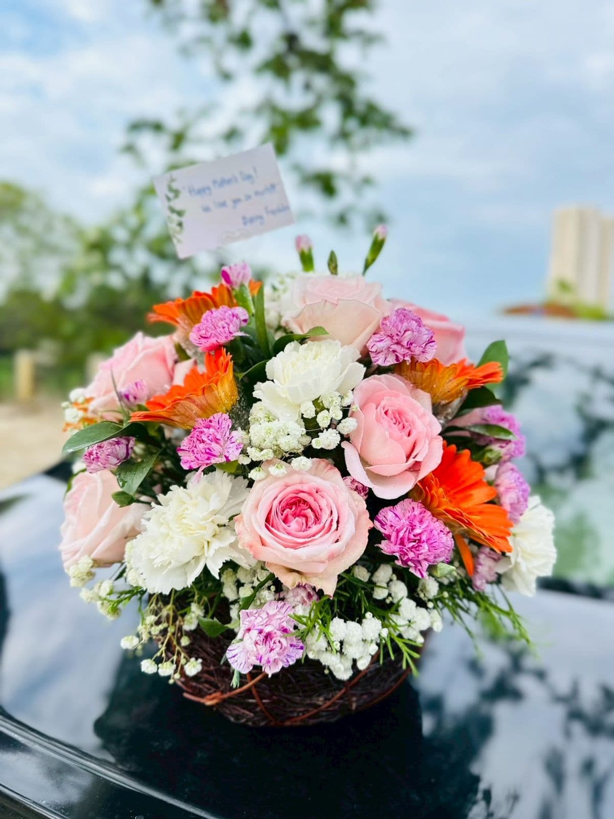 Beautiful boutique floral arrangement